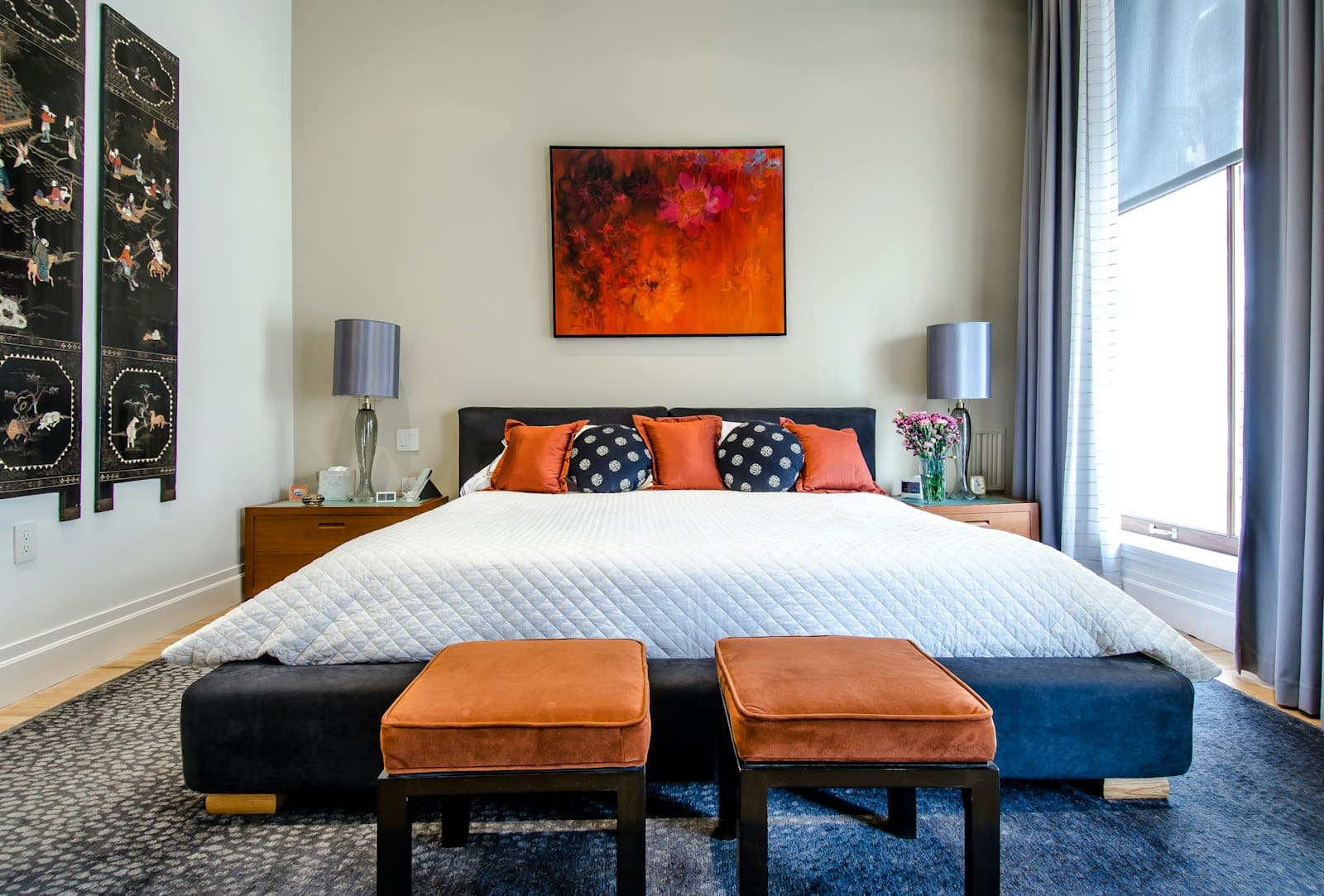 Triple bedsheet, 2 pillowcases and 2 curtains — main product photo